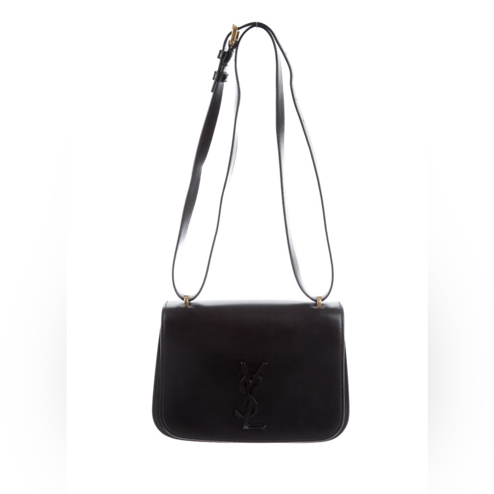Yves Saint Laurent Black Leather Shoulder Bag